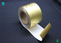 In reliëf gemaakt Samengesteld Glanzend Gouden Alu-Foliedocument voor Ciga-Vakje die GSM 65 verpakken
