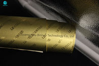 De Aluminiumfoliedocument van de bladsigaret in Helder en Mat Goud 83mm voor de Sigaretvakje van de Koningsgrootte