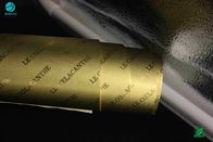 Het in reliëf maken Logo Company Name Gold Rubbing de Foliedocument van het Sigaretaluminium Metalizing Gelamineerde Lengte 1500m