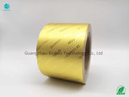 Tabak 1500M Long Good Extensibility-het Document van de Aluminiumfolie Gouden Aangepaste Kleur