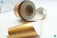 Het verguldende Gouden Document van de het Aluminiumfolie van het Sigaretpak 58gsm 76mm