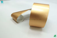 Gouden Matte Houtpulp 85mm het Document van de Aluminiumfolie voor Tabak