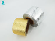 In reliëf gemaakt de Foliedocument van het Patroon Gouden Zilveren Aluminium voor Sigaretpakket
