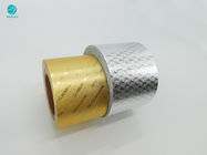 In reliëf gemaakt de Foliedocument van het Patroon Gouden Zilveren Aluminium voor Sigaretpakket