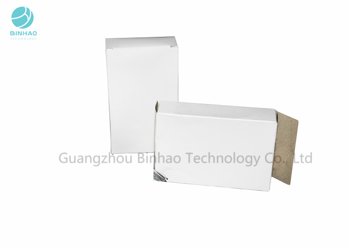 Het glanzende Witte/Zilveren Aangepaste Karton van de de Gevallen Binnen Buitentabak van de Kartonsigaret