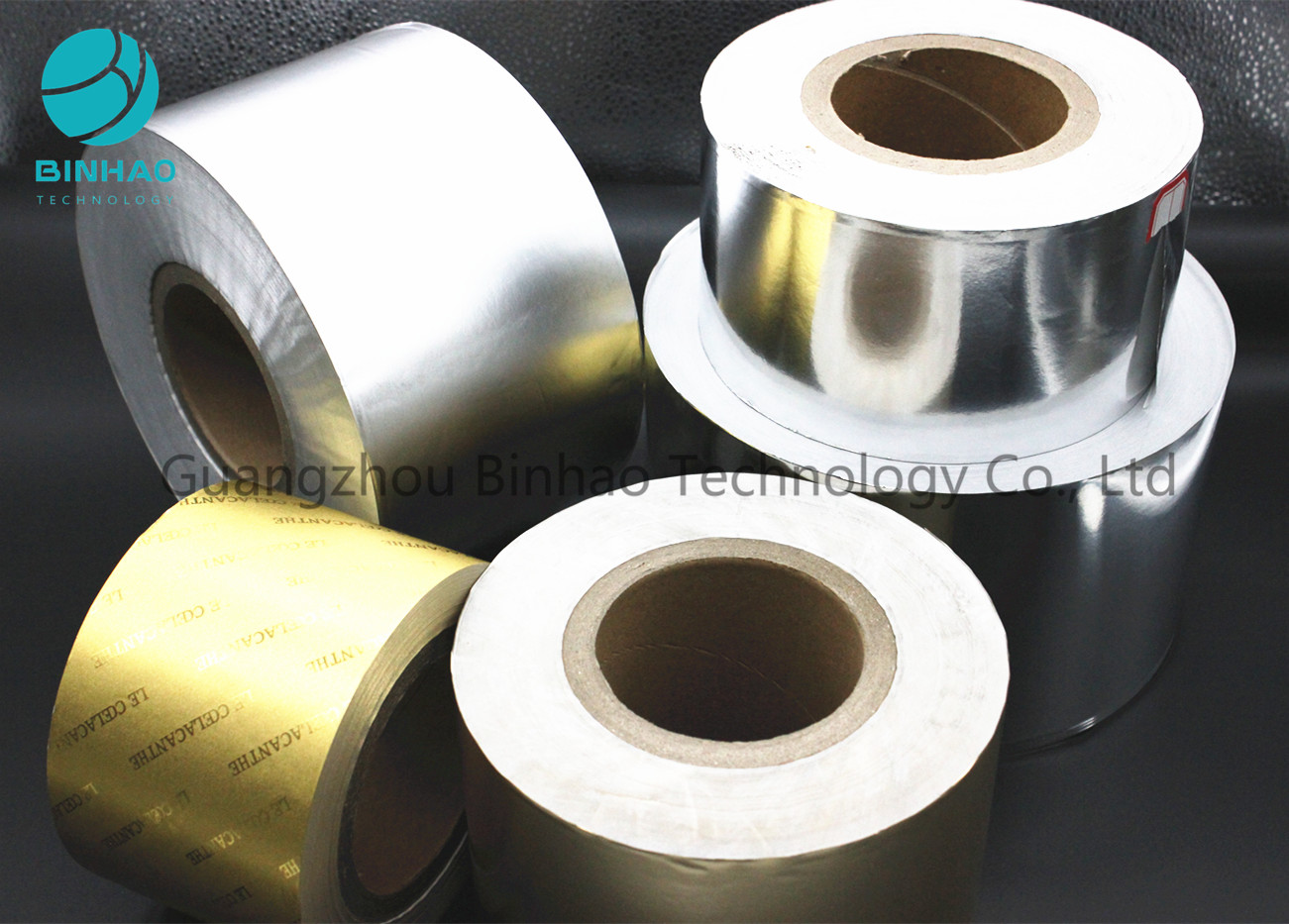 Helder Zilveren Gouden de Folie Verpakkend Document 50gsm van het Aluminiumtin - 80gsm Grammage