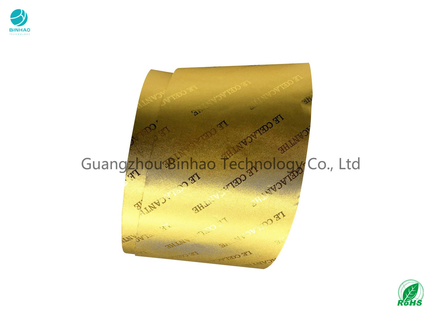 Het in reliëf maken van het Gouden Document van de Aluminiumfolie voor Sigaret Verpakking in 55GSM