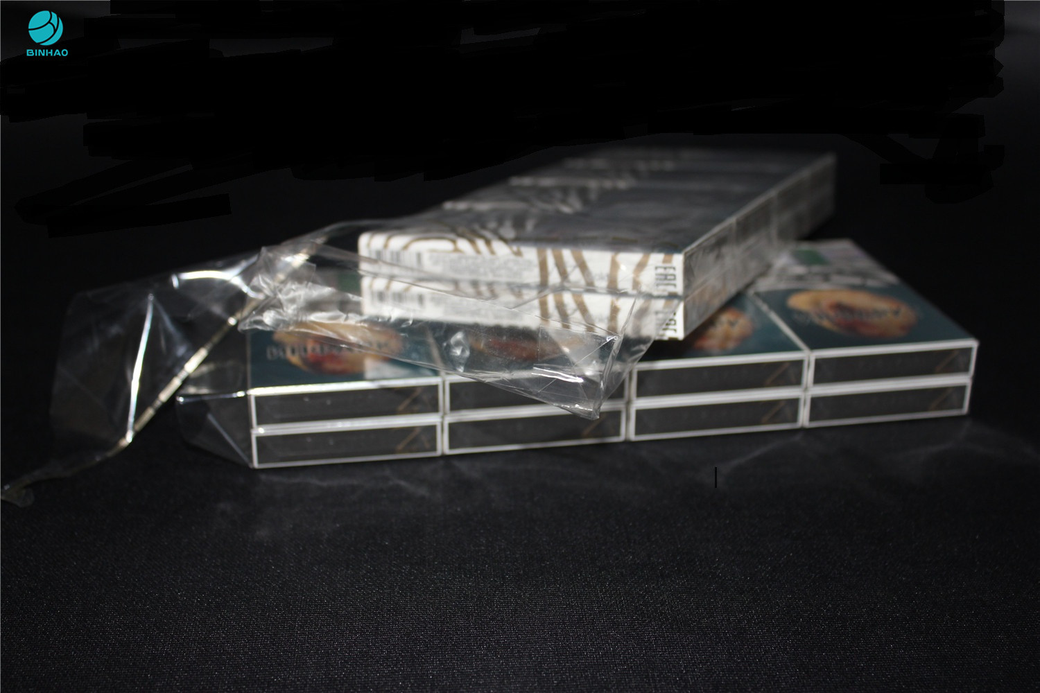 25 Micron krimpt de Verpakkende Film van pvc voor Naakte Sigaret Buitendoos Wraper