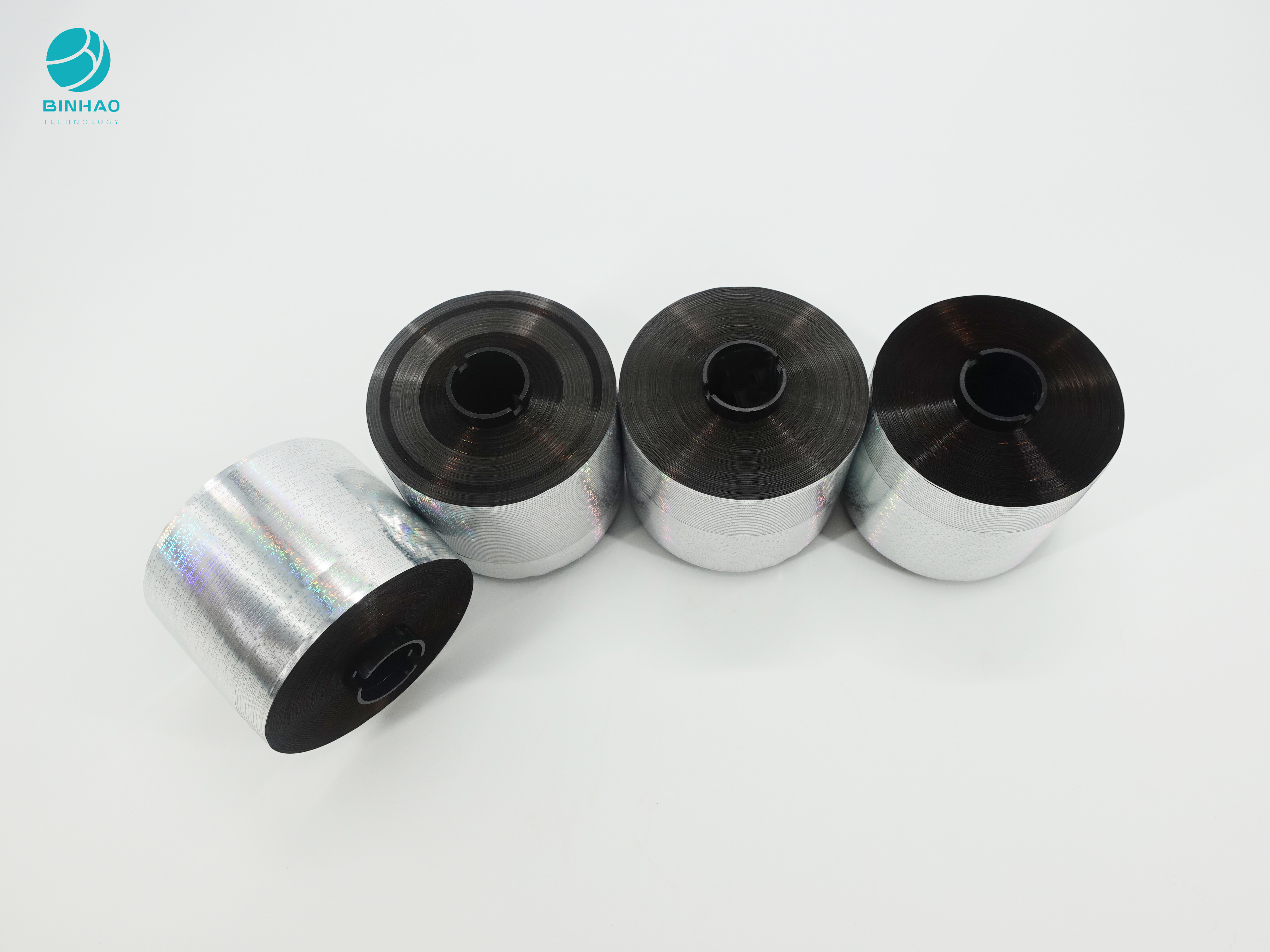 1.55mm Pakket van Aanpassings het Zilverachtige Ontworpen Logo Tear Tape Bobbins For