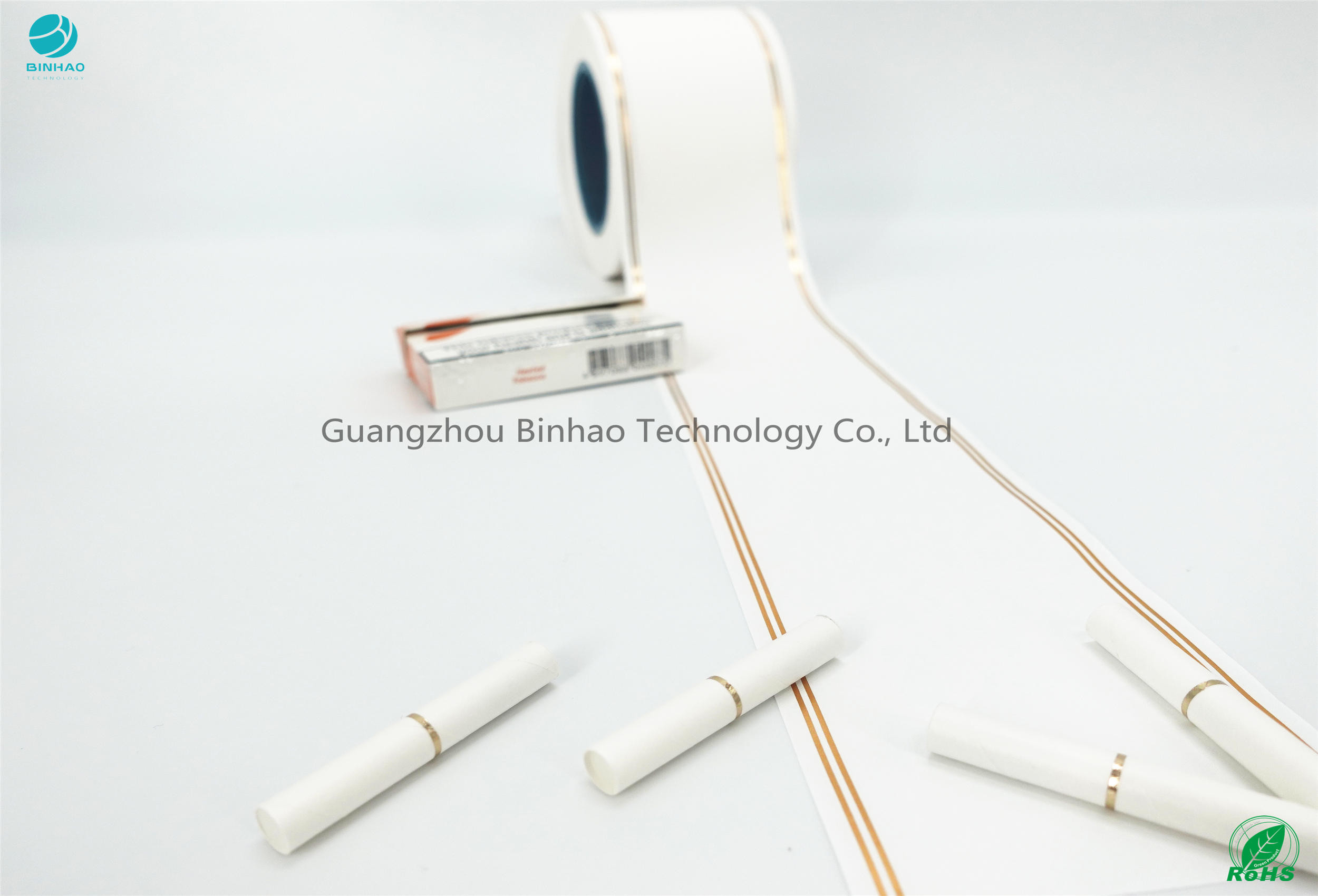 Duidelijk Wit met Lippenversie 50mm Breedte Tippende Document HNB e-Sigaret Pakketmaterialen