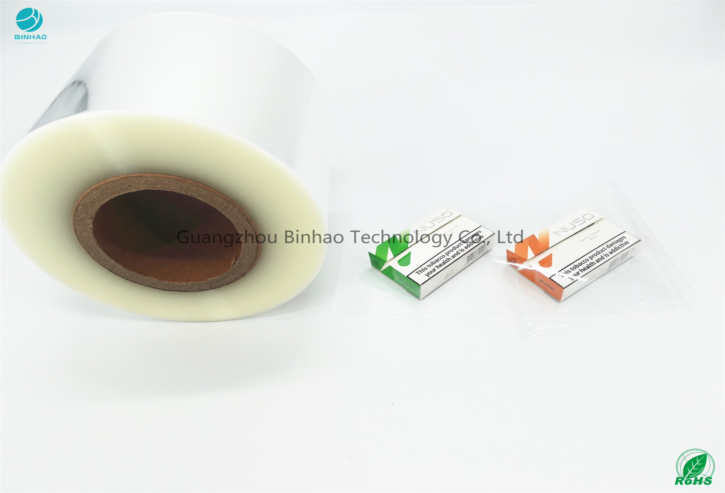 HNB-van de e-Sigaret BOPP van het Pakketmaterialen Filmtabak Binnenkern 76mm Document
