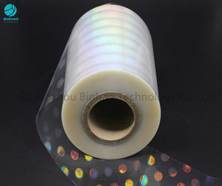 De zelfklevende Holografische Transparante Folie van de Rekomslag voor Kaarten 12 - 50 Microns
