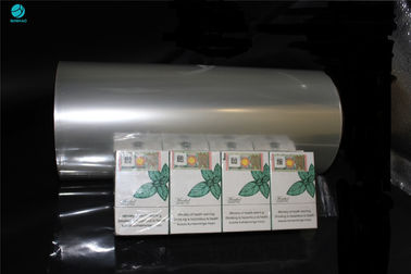 De Gediplomeerde Verpakkende Film van 25 Micronpvc van ISO voor het Naakte de Sigaretdoos van de Koningsgrootte Verpakken als Buitendoos