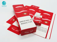 De decoratieve Kisten van het Rode Kleurenkarton voor Sigarettabaksproducten