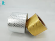 6.5 Mic Gold Silver Embossing Logo-het Document van de Aluminiumfolie voor Sigaretpakket