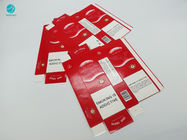 Rood Wit van de het Gevaldoos van de Tabakssigaret het Kartonkarton met Heet het Stempelen Embleem