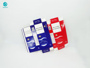 De rode Blauwe Reeksen ontwerpen Duurzaam Kartondocument voor het Pakket van de Sigarettabak