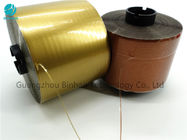 Gouden/Bruine Kleurenwater Geactiveerde Tabak BOPP/MOPP-Scheurband