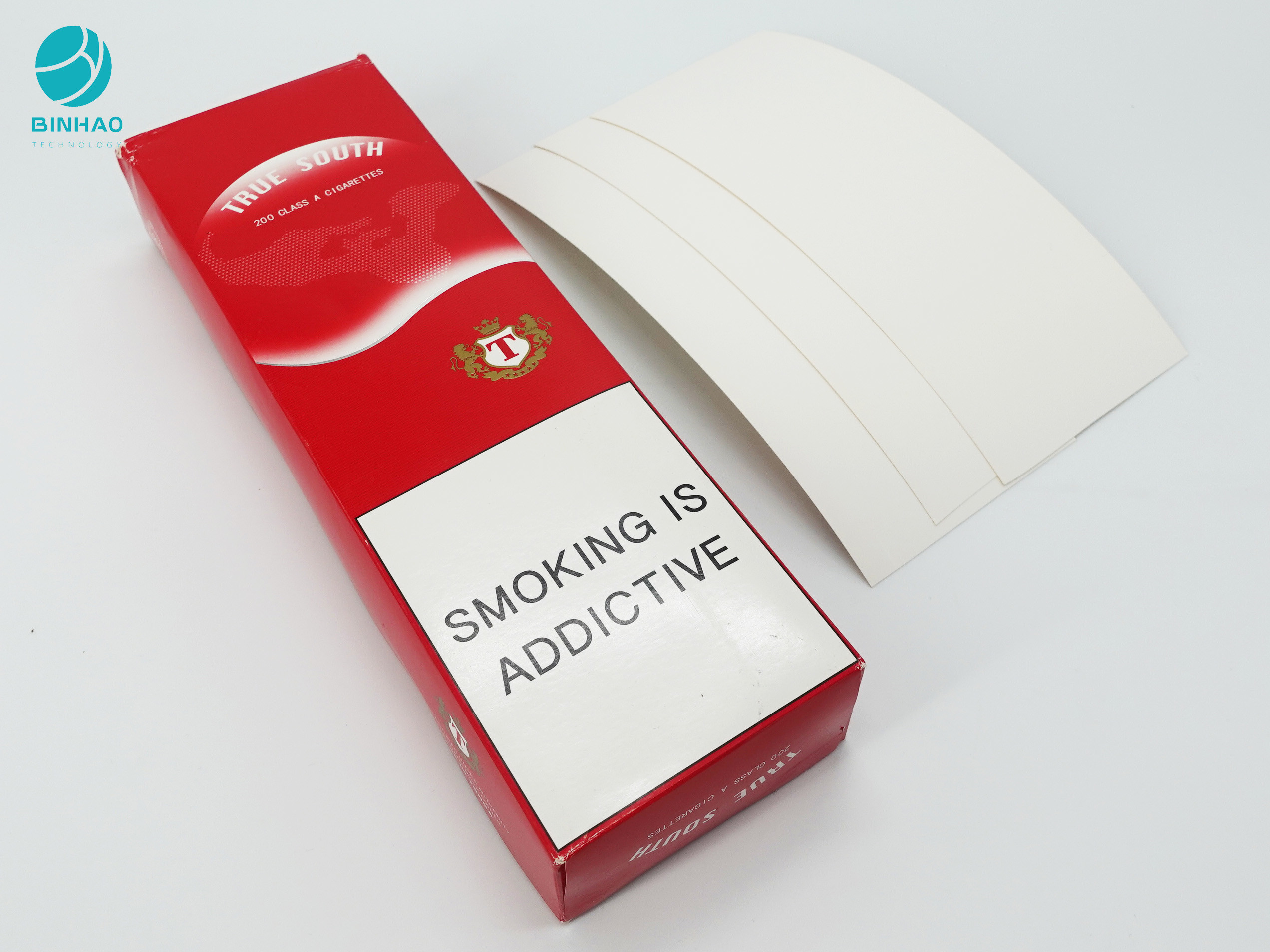 Document van het het Pakketkarton van de tabaks het Duidelijke Verpakkende Rechthoek met Douaneontwerp