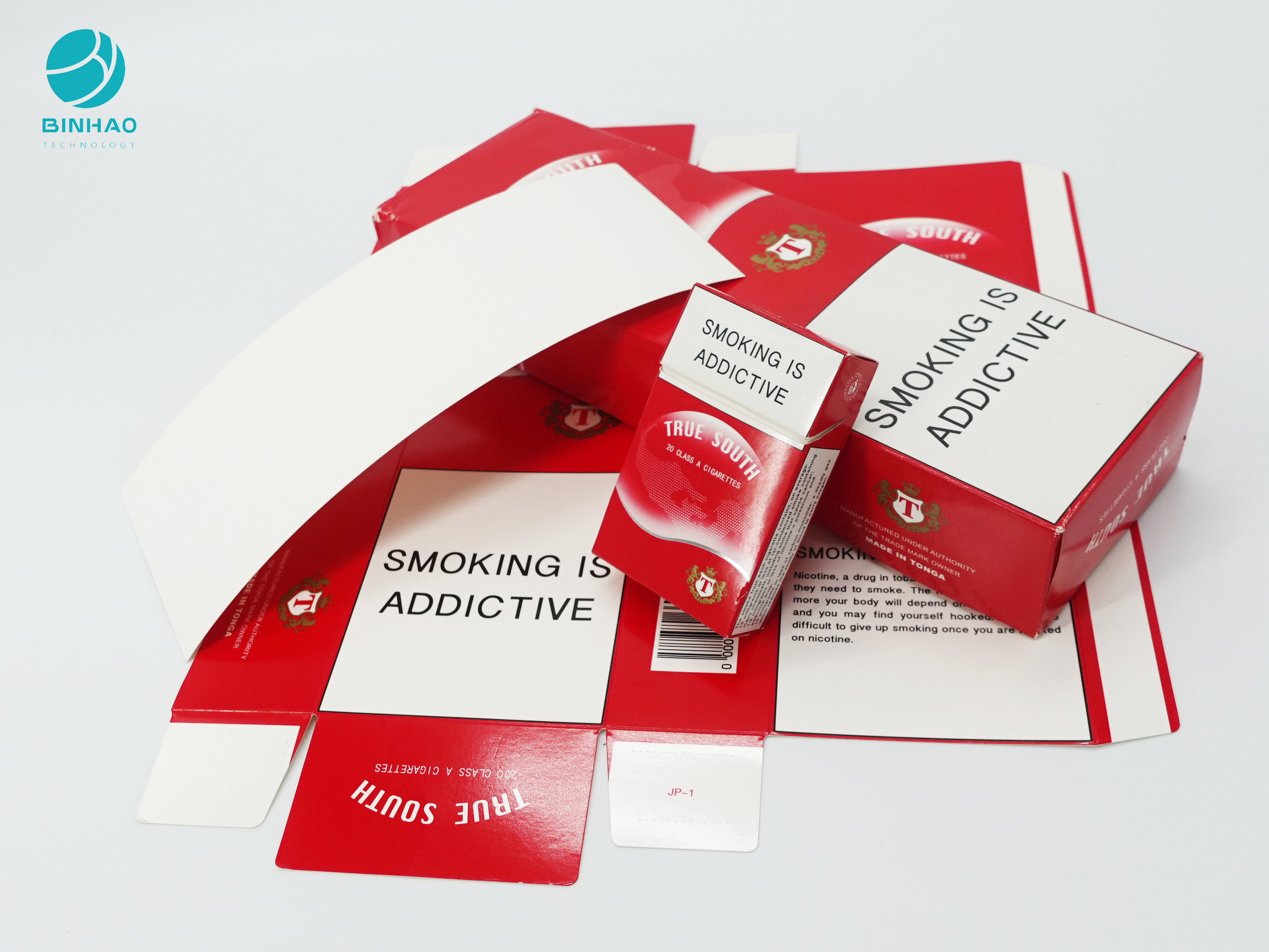 Gepaste kleur die Duidelijk Document Karton voor de Verpakkingsvakje van het Sigaretgeval roken