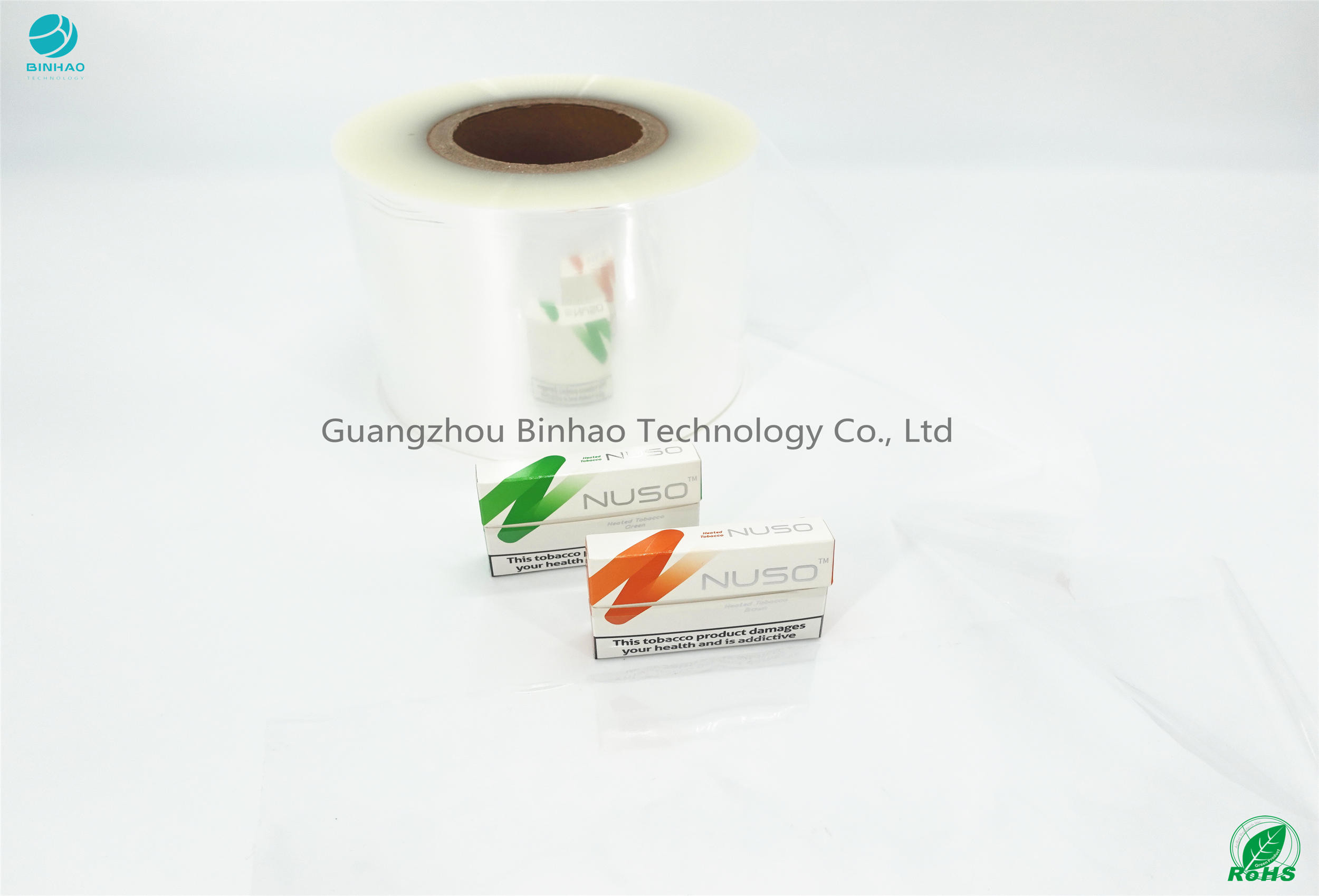 BOPP-van het Pakketmaterialen van de Film Transparante Kleur HNB e-Cigareatte Binnenkern 76mm van Wrappping